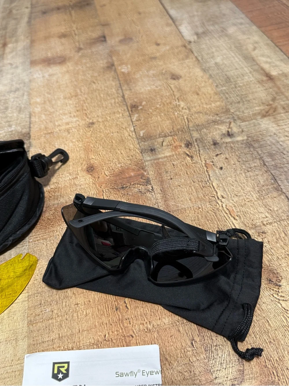 Revision Military 4-0076-0201 Sawfly Deluxe 3-Lens Safety Glasses Kit